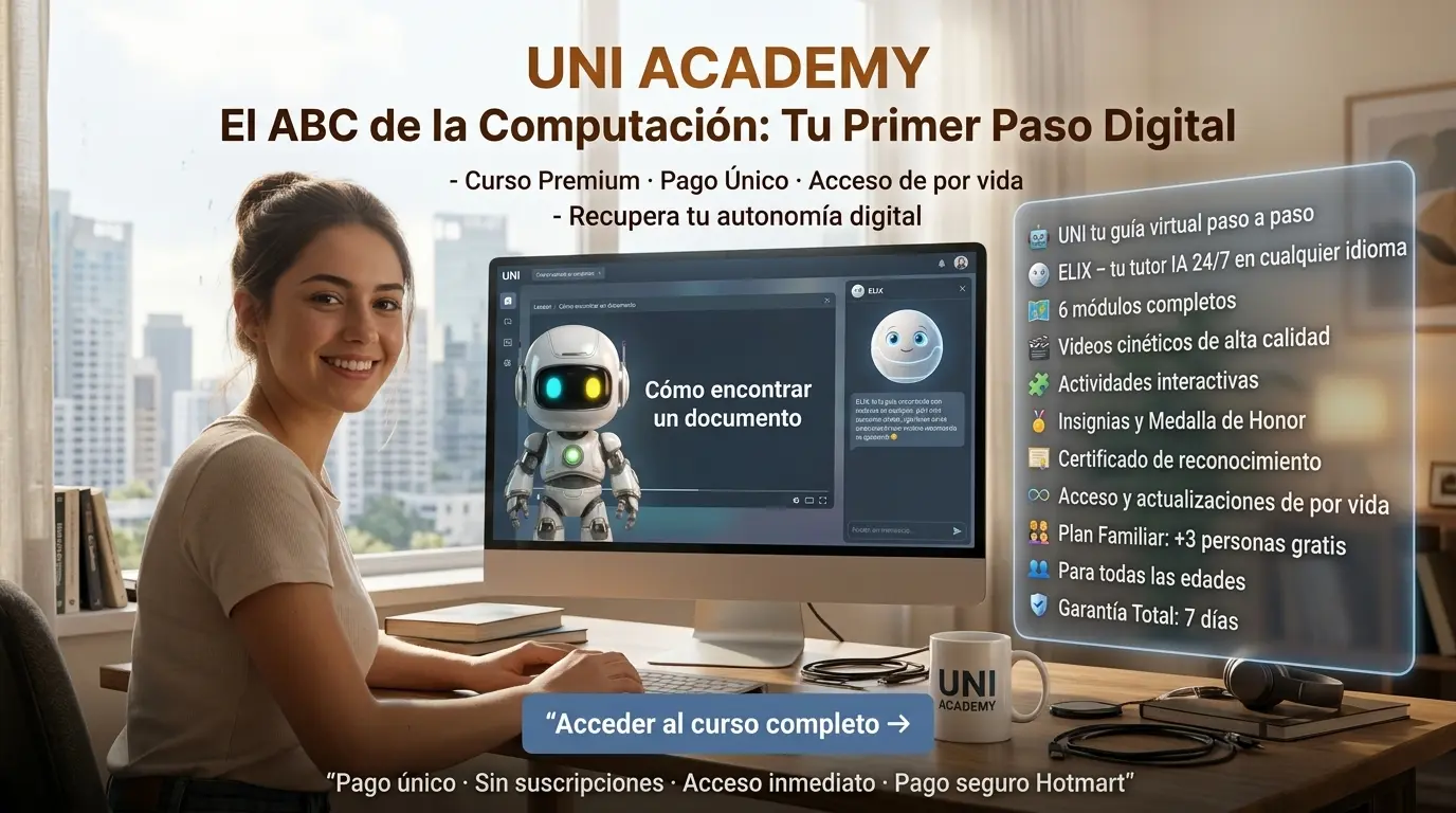 Portada del curso premium El ABC de la Computación